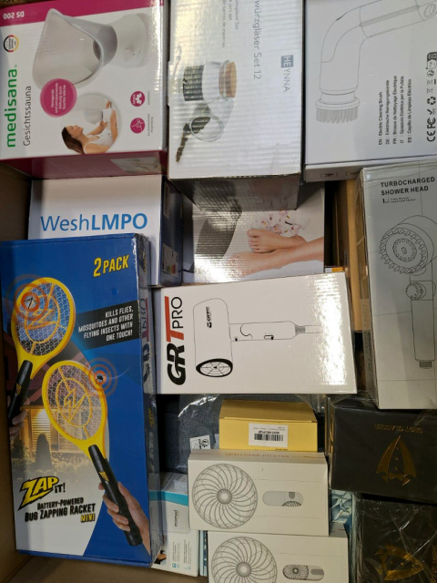 Paleta Elektronika 6000 BRONZE zawierająca popularne produkty z nadwyżek magazynowych sieci Amazon Paleta Elektronika 6000 BRONZE zawierająca popularne produkty z nadwyżek magazynowych sieci Amazon