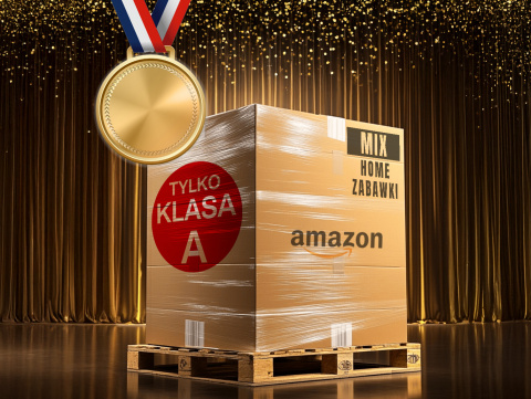 Paleta MIX 6000 GOLD (Home / Zabawki) zawierająca popularne produkty z nadwyżek magazynowych sieci Amazon